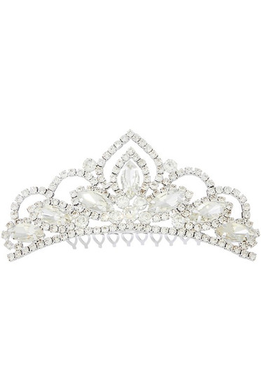 Marquise Diamond Tiara Hair Comb