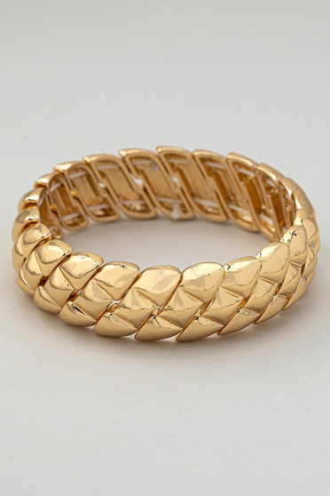 Studded Stretch Link Bracelet