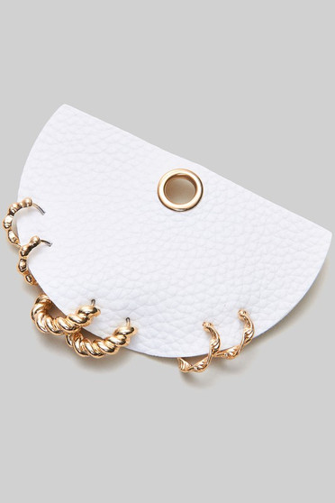 Three Pair Hoop Earring Set - #JED841