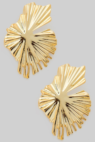 Wavy Abstract Post Earrings