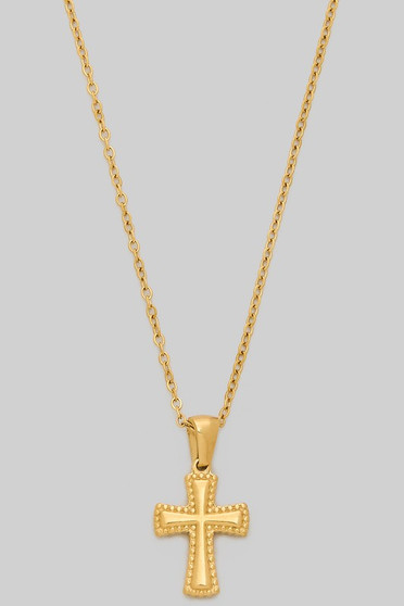 Cross Pendant Necklace - #KN23902