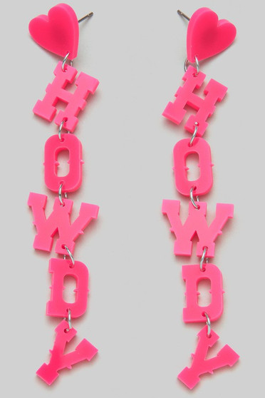 Howdy Linear Dangle Earrings