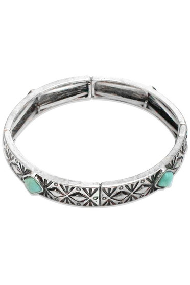 Western Stone Bar Bracelet