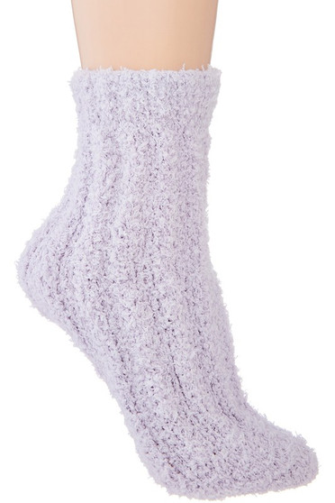 Fuzzy Pleated Socks