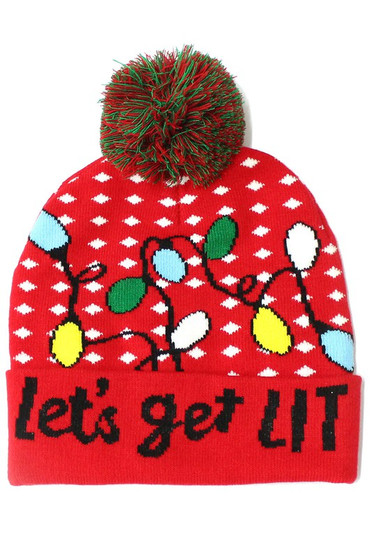 Christmas Lights Beanie.