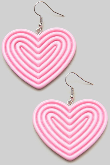 Dangling Heart Earrings