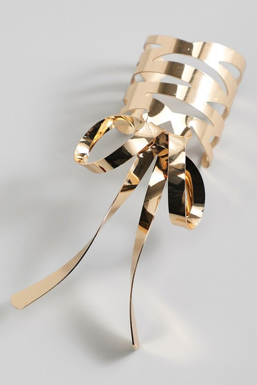 Metallic Bow Hair Clip - #KH25200