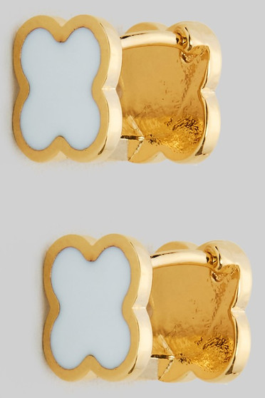 Double Sided Clover Studs