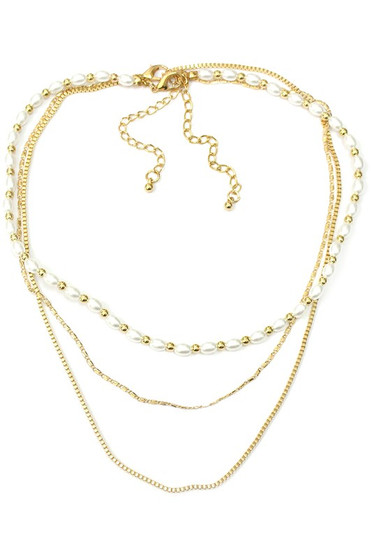Two Piece Chain Necklace Set