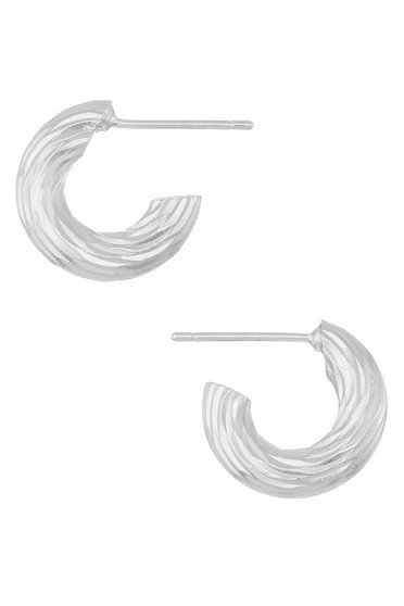 Mini Hollow Huggie Hoop Earrings