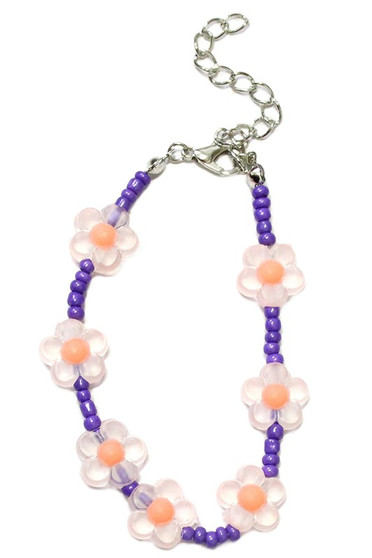 Flower Charm Bracelet