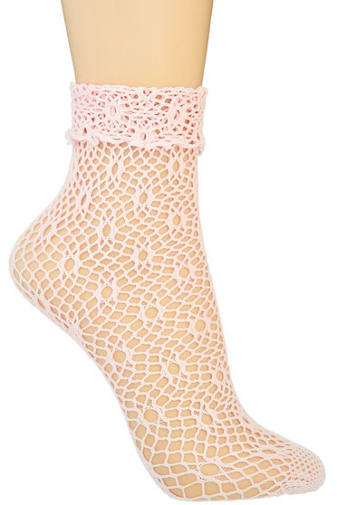 Knit Ruffle Ankle Socks