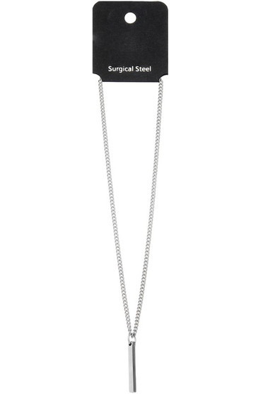 Bar Pendant Chain Necklace