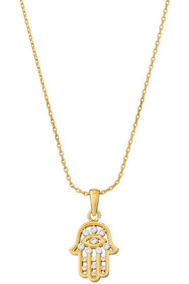 Hamsa Hand Pendant Necklace