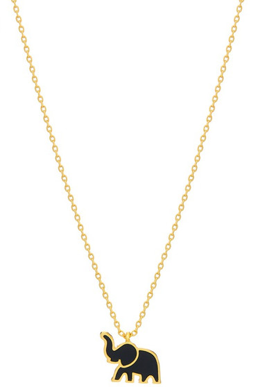 Dainty Elephant Pendant Necklace