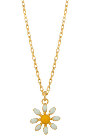 Daisy Epoxy Pendant Necklace