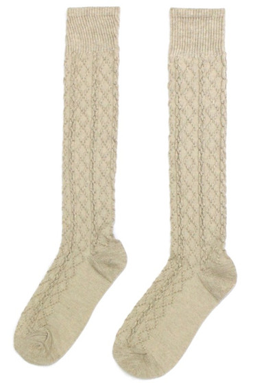 Knit Knee High Socks