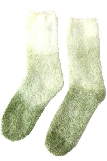 Ombre Fuzzy Socks. 