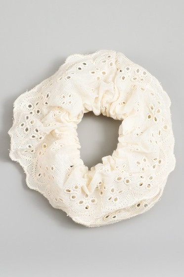 Perforated Hair Scrunchie