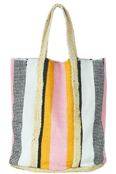 Stripe Jute Bag