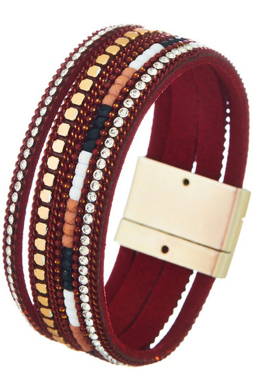 Layered Magnetic Bracelet.