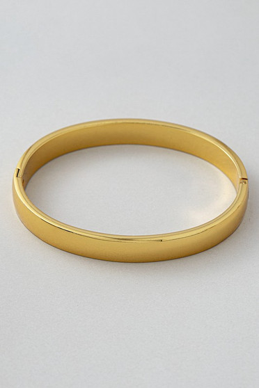 Stainless Steel Hinged Band Bracelet