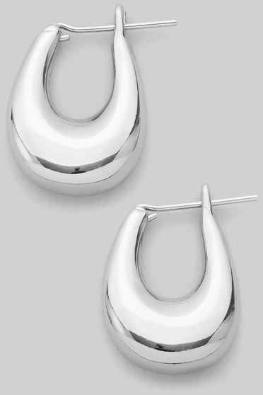 18K Gold Dipped Hinge Hoops