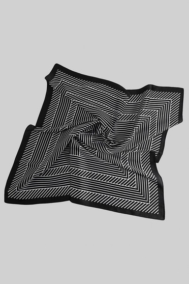 Silky Geo Print Scarf