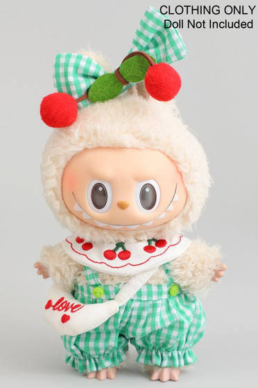 Chery Themed Labubu Outfit With Bow