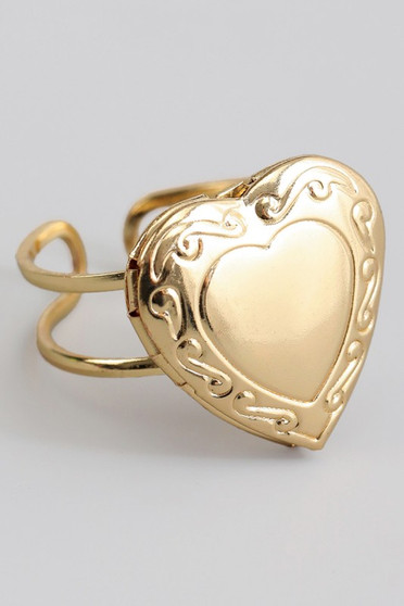Heart Locket Ring