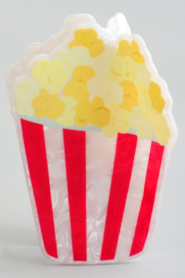 Marbled Acrylic Popcorn Hair Clip