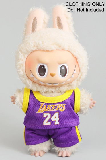 24 Kobe Bryant Lakers Labubu Outfit