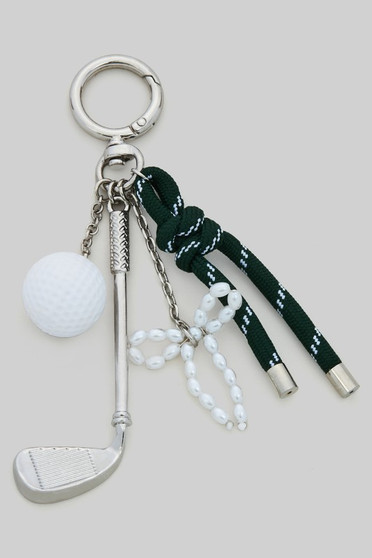 Gameday Golf Rope Ribbon Bag Charm