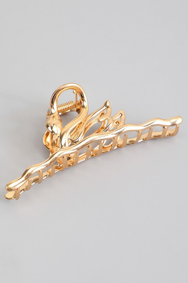 Metal Swan Hair Clip