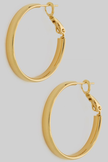 One And A Quarter Inch Brass Hoops