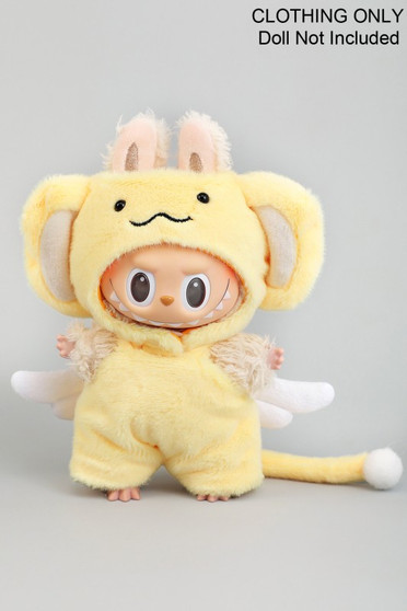 Furry Winged Two Piece Labubu Outfit Only