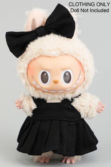Pleated Dress With Matching Bow Labubu Outfit Only