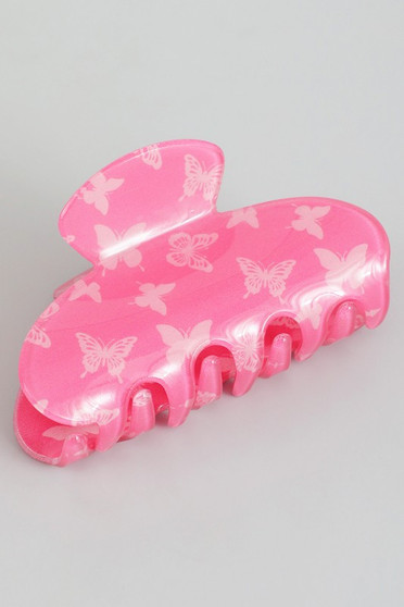 Butterfly Print Small Hair Clip