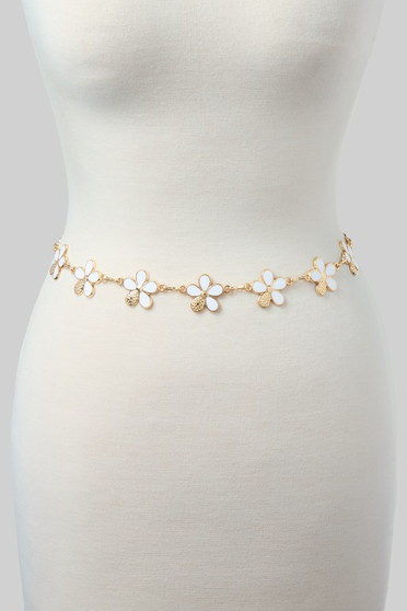 Lovely Daisy Link Chain Belt