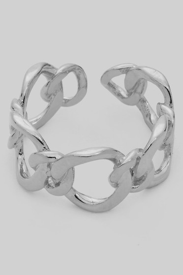 Delicate Chain Link Brass Ring