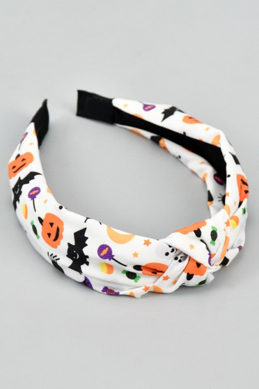 Halloween Themed Knotted Headband