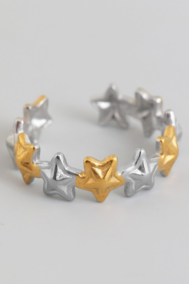 Brass Starfish Link Ring