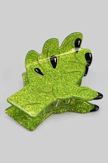 Glittery With Hand Hair Clip