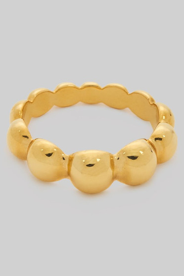 Bubble Bulb Brass Ring