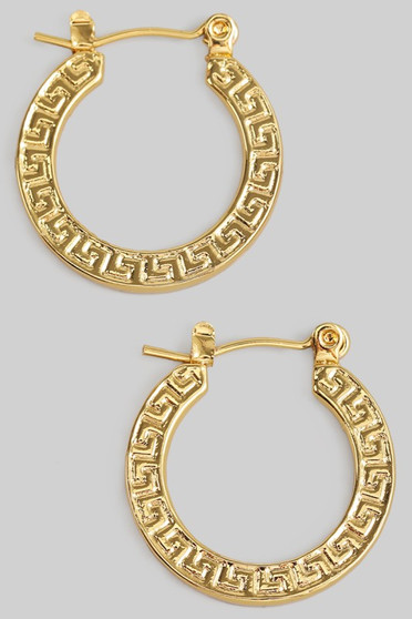 Stainless Steel Greca Pressed Hoops