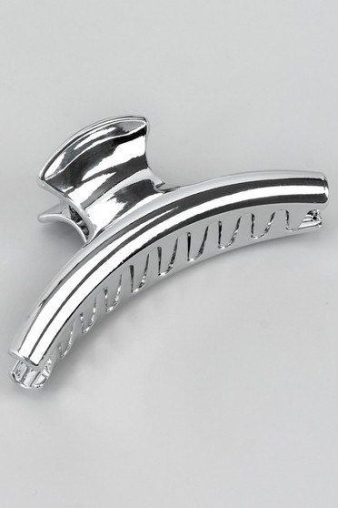 Metallic Finish Long Hair Clip