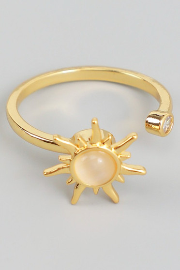 Spinner Sun Stone Ring