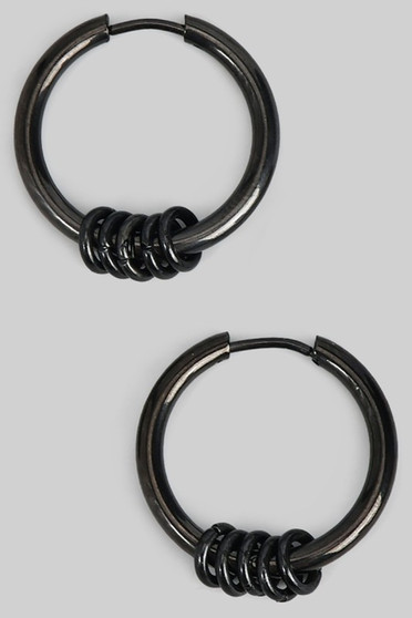 Stainless Steel Hoops With Micro Hoops