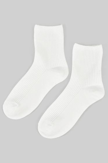 Soft Ribbed Socks
