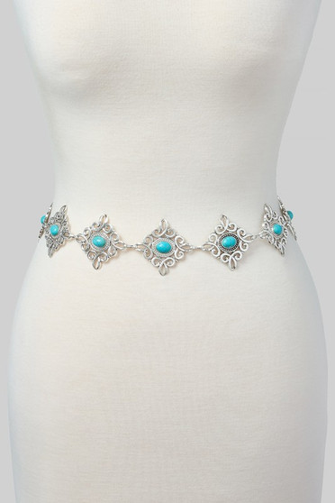 Western Concho Chain Belt - #KBT24062